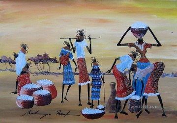 Packing Up from Africa Oil Paintings
